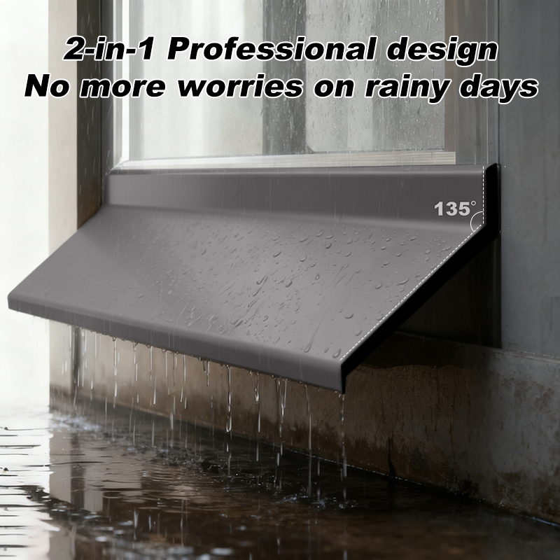 Window Lock Bar - 0.5/1/1.5m Window Water Blocking Bar Sliding