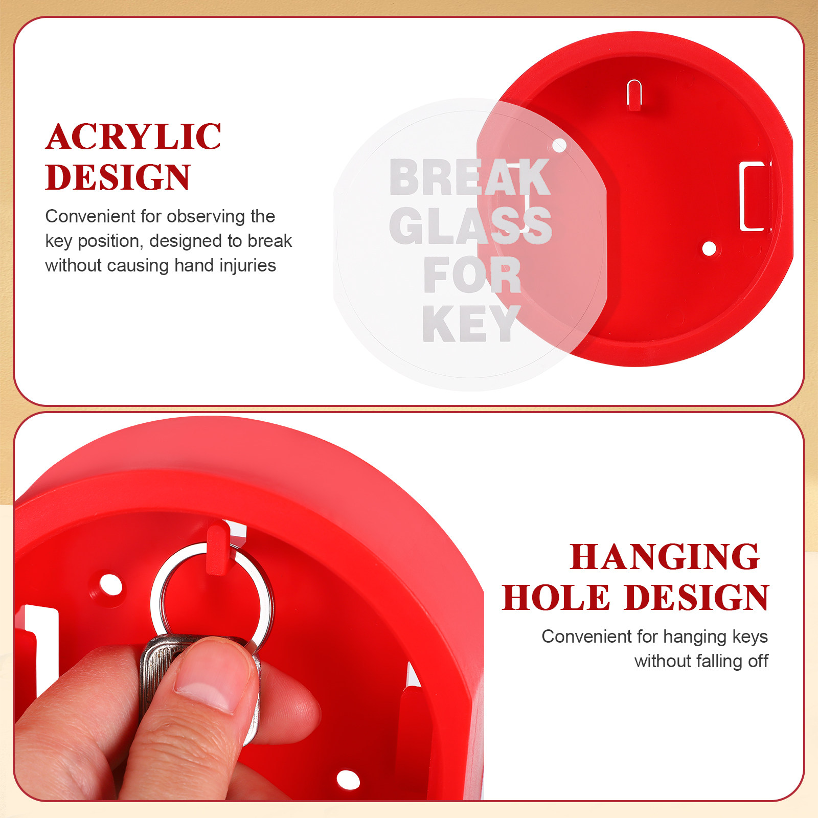 Emergency Break Key Lock Box W - Lockbox Key Secure review and price