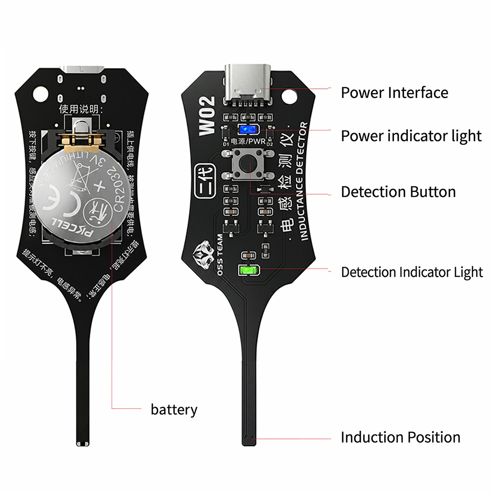 DC 5V Inductance Tester Mother - Co Detector Plug review and price