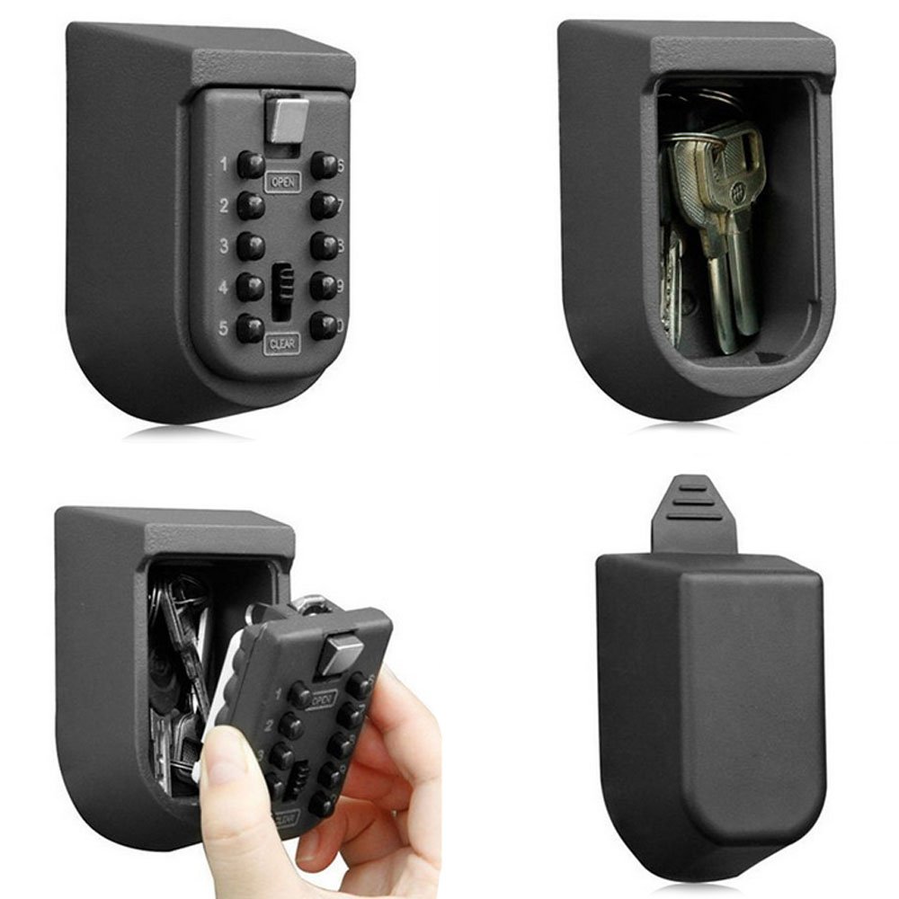 Key Lock Box Wall Mounted Push - Lockbox Key Secure review and price