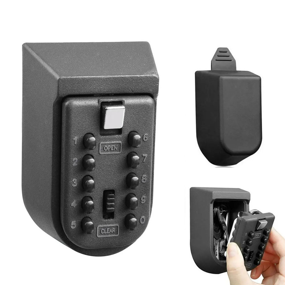 Key Lock Box Wall Mounted Push - Lockbox Key Secure review and price