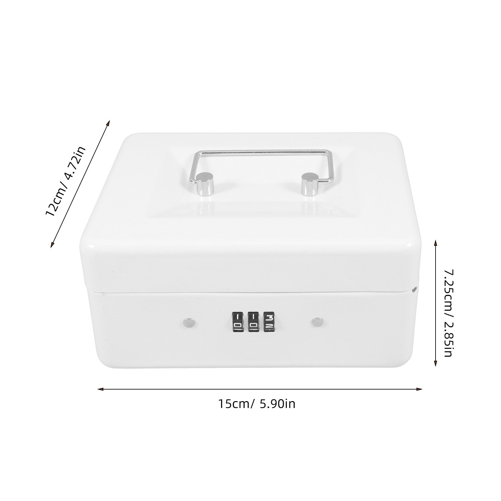 Steel Cash Box Combination Loc - Lockbox Key Secure review and price