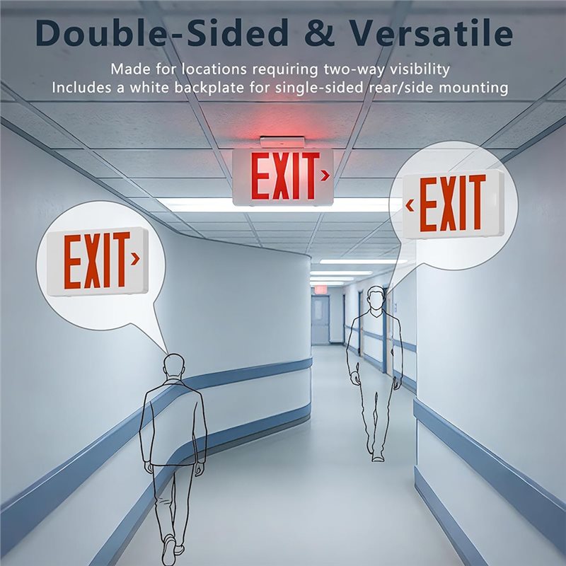 A46U UL Listed LED Exit Light  - Emergency Exit Sign review and price
