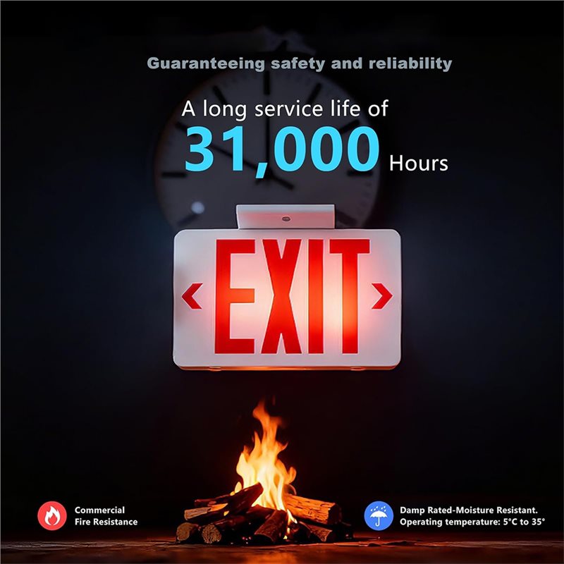 A46U UL Listed LED Exit Light  - Emergency Exit Sign review and price