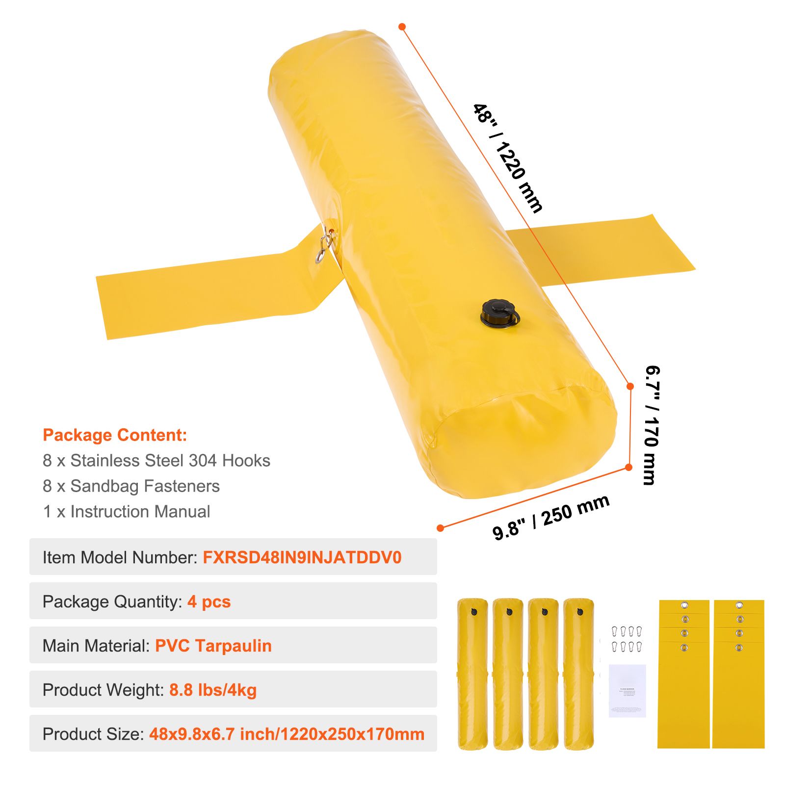 Flood Barriers, Sandbag Altern - Flood Barrier Bag review and price