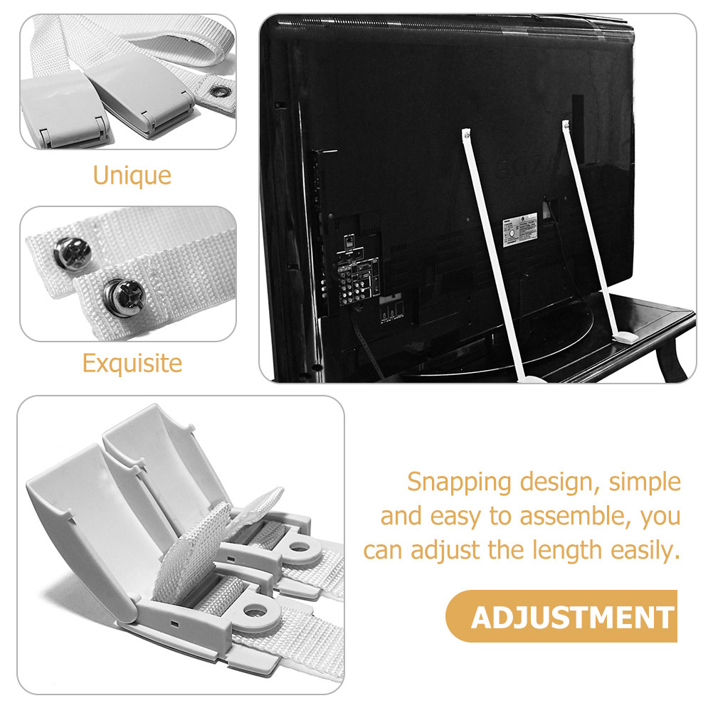 2Pcs TV Anti Tip Strap Adjusta - Earthquake Anchor Strap review and price
